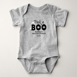Peek A Boo Personlig Baby 1st Halloween T Shirt