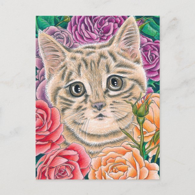 "Peek-a-Boo" postcard Helg Vykort (Framsida)