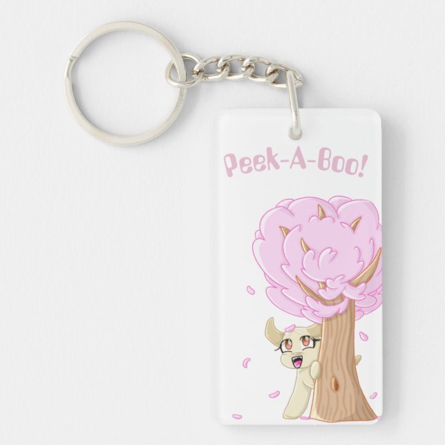 Peek-A-Boo Puppy Keychain! Nyckelring (Framsidan)