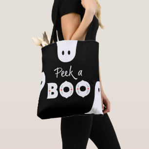Peek A Boo Snyggt Spöken Halloween Tygkasse