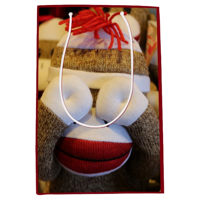 Peek-a-boo Sock monkey (Framsidan)
