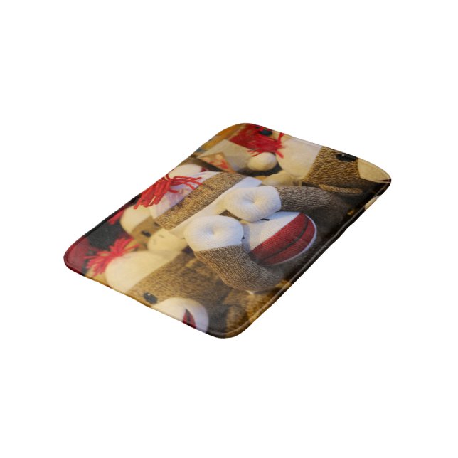 Peek-a-boo Sock monkey Badrumsmatta (Vinklad)