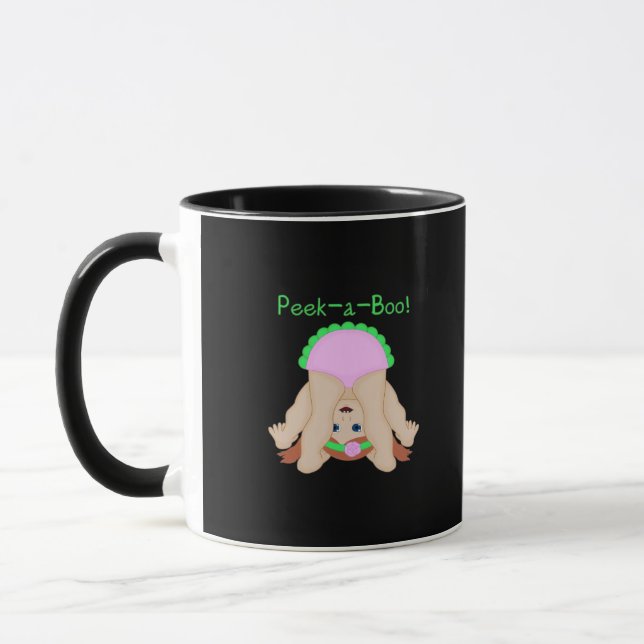Peekabo for Halloween Mugg (Vänster)