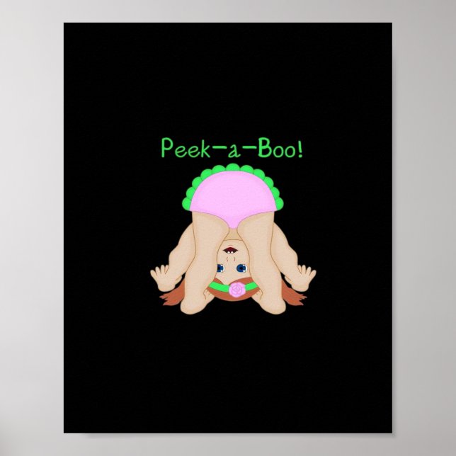 Peekabo for Halloween Poster (Framsidan)
