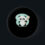 Peekabo Panda Knapp<br><div class="desc">En bra panda peekabo-design. Cute,  roligt och perfekt för Halloween-säsongen.</div>