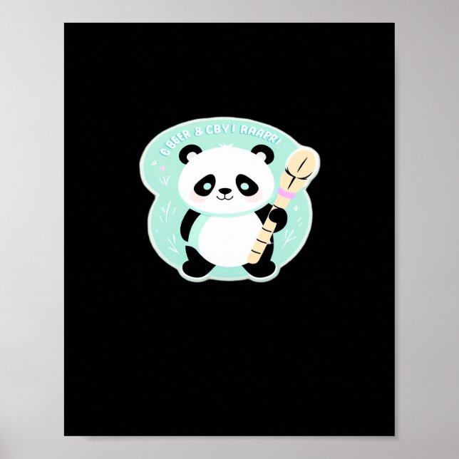 Peekabo Panda Poster (Framsidan)