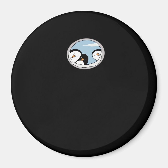 Peekabo Penguins Magnet (Framsidan)