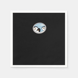 Peekabo Penguins Pappersservett