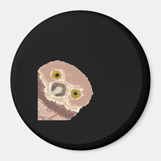 Peekabo-praktisk design för Halloween Magnet (Framsidan)