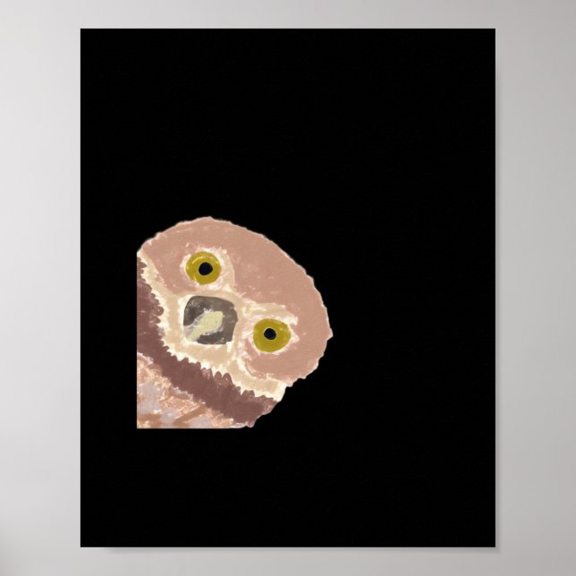 Peekabo-praktisk design för Halloween Poster (Framsidan)