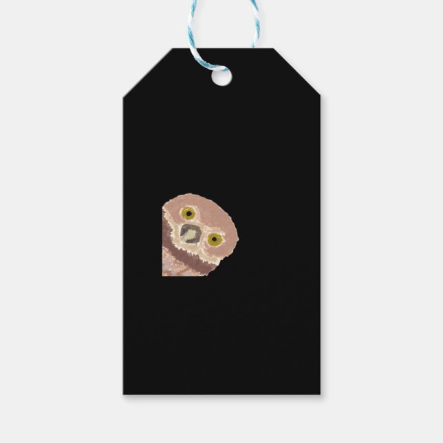 Peekabo-praktisk design för Halloween Presentetikett (Framsidan)