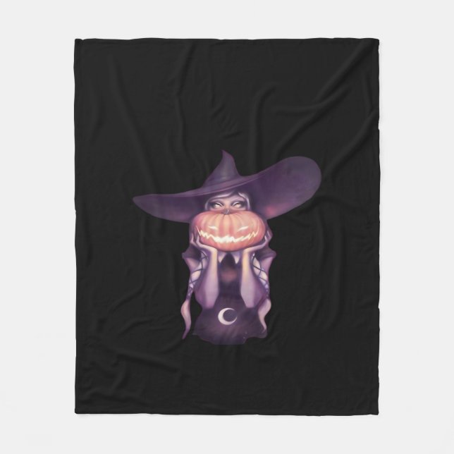 Peekabo Pumpkin Fleecefilt (Framsidan)