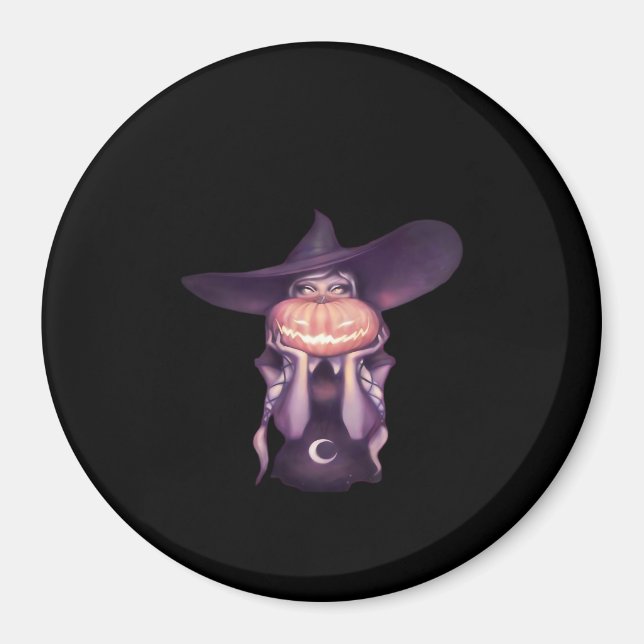 Peekabo Pumpkin Magnet (Framsidan)