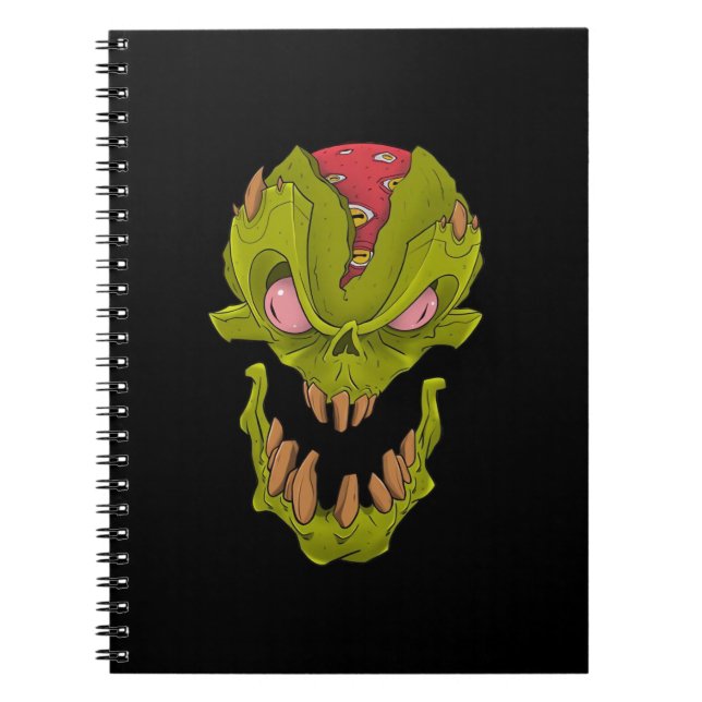 Peekabo Skull Anteckningsbok (Framsidan)