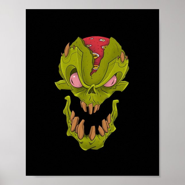 Peekabo Skull Poster (Framsidan)