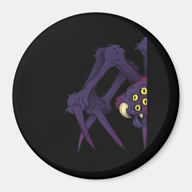 Peekabo Spider Magnet (Framsidan)