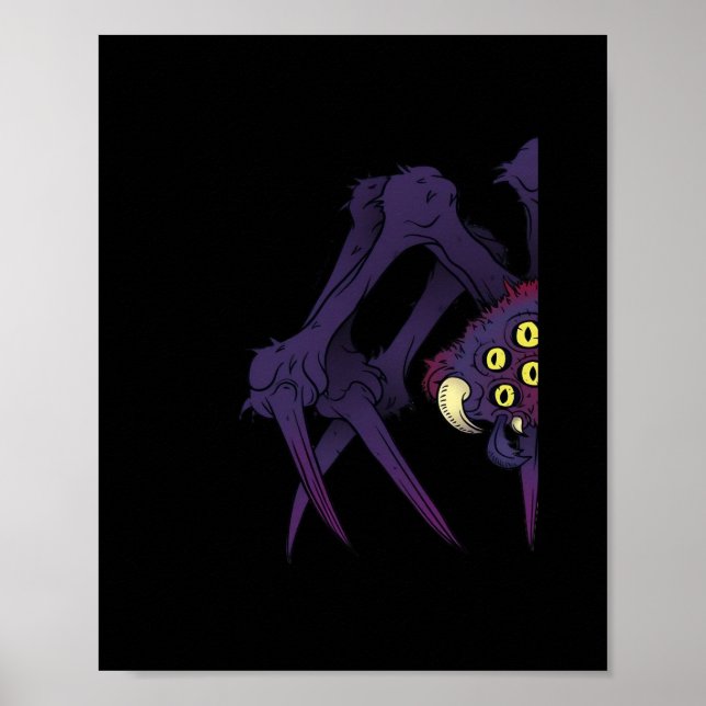 Peekabo Spider Poster (Framsidan)