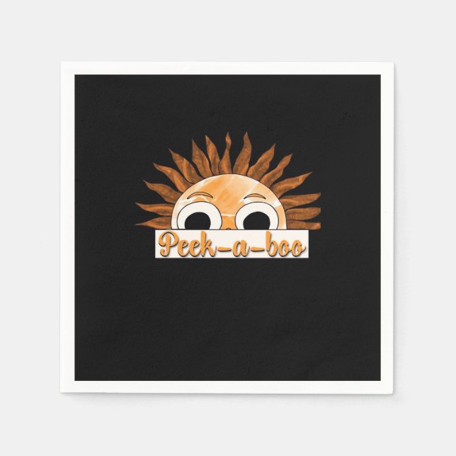 Peekabo Sunshine Pappersservett (Framsidan)