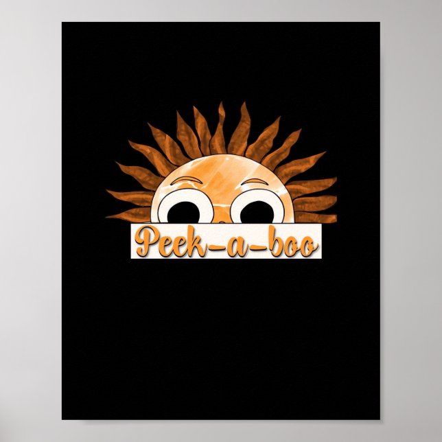 Peekabo Sunshine Poster (Framsidan)