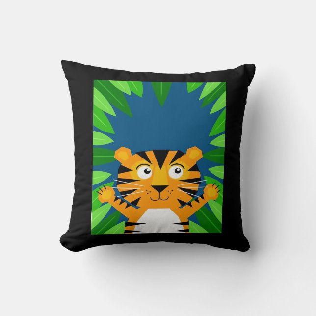 Peekabo Tiger Kudde (Framsida)