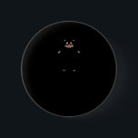 Peekabo (vit) knapp<br><div class="desc">En ren,  vit peekabo-design med minimalistisk spooky stil. Enkelt men festligt.</div>