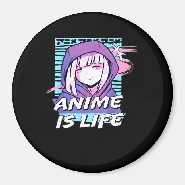 Peekaboo Anime Funny Magnet (Framsidan)