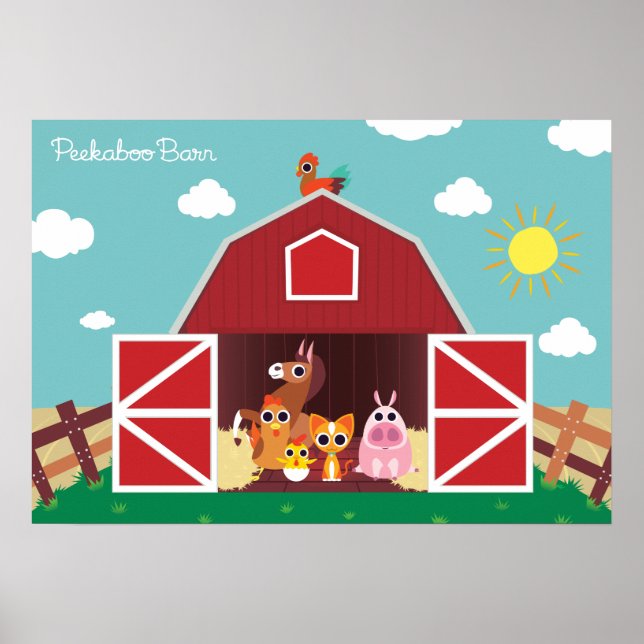 Peekaboo Barn Daytime Landscape Group 1 Poster (Framsidan)