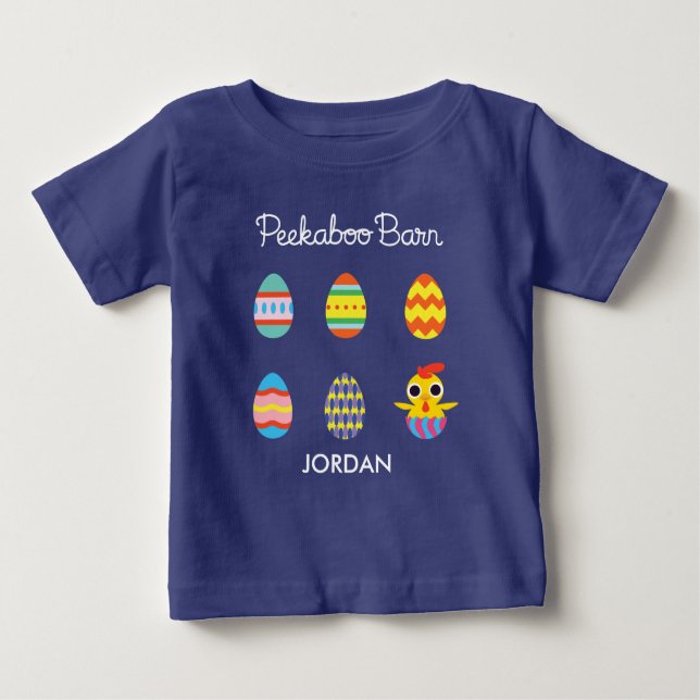 Peekaboo Barn Påsk | PÅSKÄGG T Shirt (Framsida)