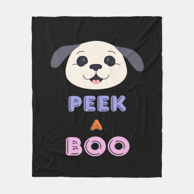 Peekaboo Basic-design Fleecefilt (Framsidan)