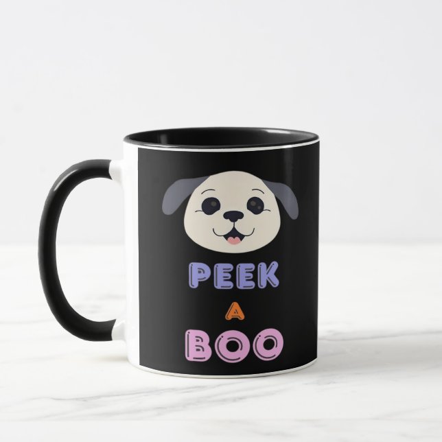 Peekaboo Basic-design Mugg (Vänster)