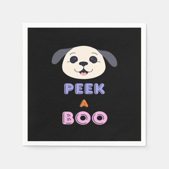 Peekaboo Basic-design Pappersservett (Framsidan)