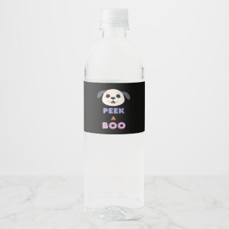 Peekaboo Basic-design Vattenflaskor Etikett