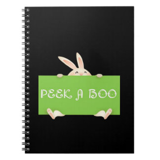 Peekaboo Bunny Anteckningsbok