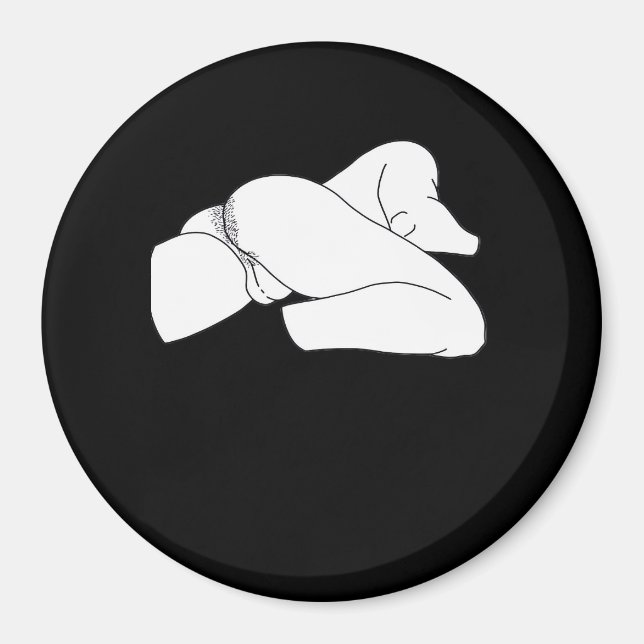 Peekaboo Classic Funny Magnet (Framsidan)