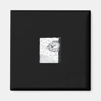 Peekaboo Cute Basic Magnet