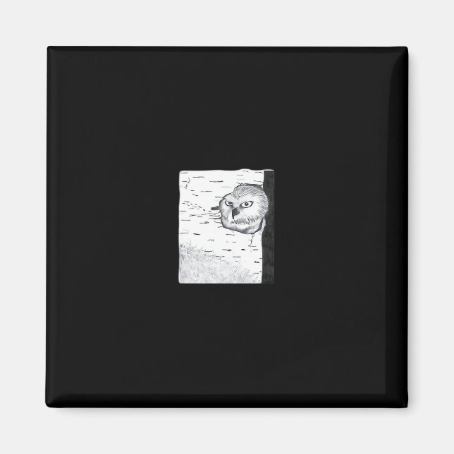 Peekaboo Cute Basic Magnet (Framsidan)