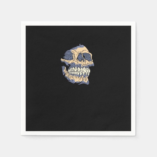 Peekaboo Dödsskull Pappersservett (Framsidan)