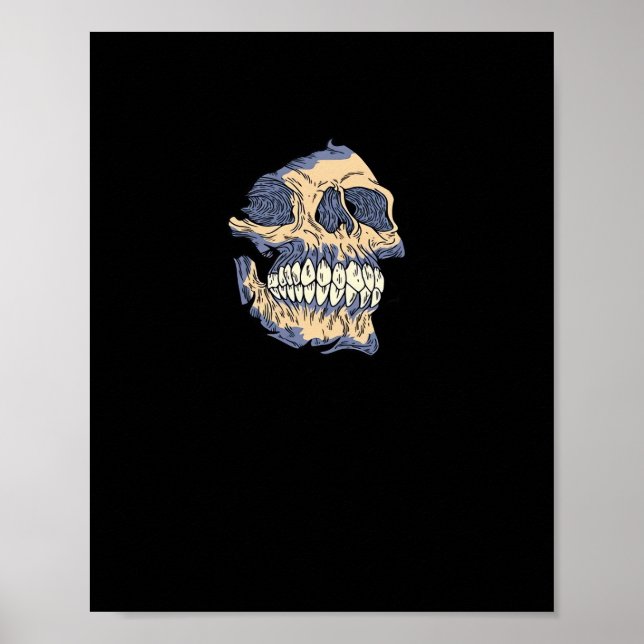 Peekaboo Dödsskull Poster (Framsidan)