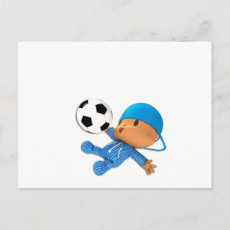 Peekaboo-fotboll Vykort