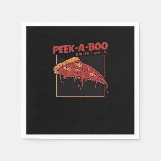 Peekaboo Funny Quote Pappersservett (Framsidan)