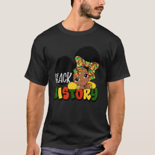 Peekaboo Girl Black History Little Melanin Queen T Shirt
