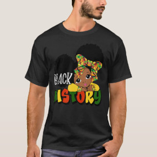 Peekaboo Girl Black History Little Melanin Queen T Shirt