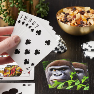 Peekaboo Gorilla, skiva med betalkort Casinokort