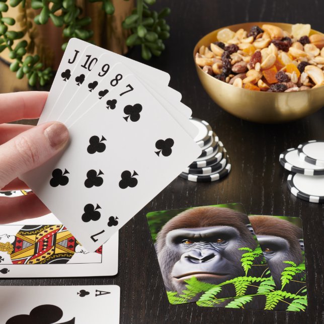 Peekaboo Gorilla, skiva med betalkort Casinokort (På plats)