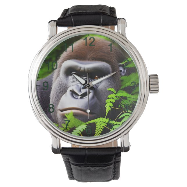 Peekaboo Gorilla, Wrist Watch Armbandsur (Framsida)