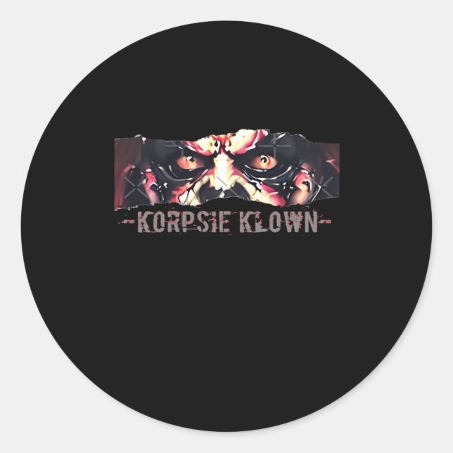 Peekaboo Graphic Autumn Vibes Runt Klistermärke (Framsida)