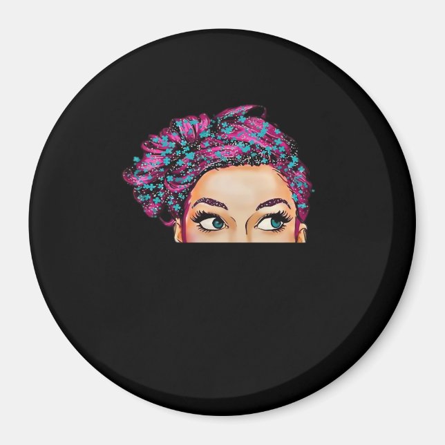 Peekaboo Halloween Design Design Magnet (Framsidan)