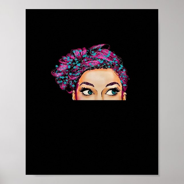 Peekaboo Halloween Design Design Poster (Framsidan)