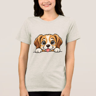 Peekaboo Hund T Shirt