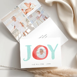 Peekaboo Joy | Fotokort för mappat Helgdag Helgkort